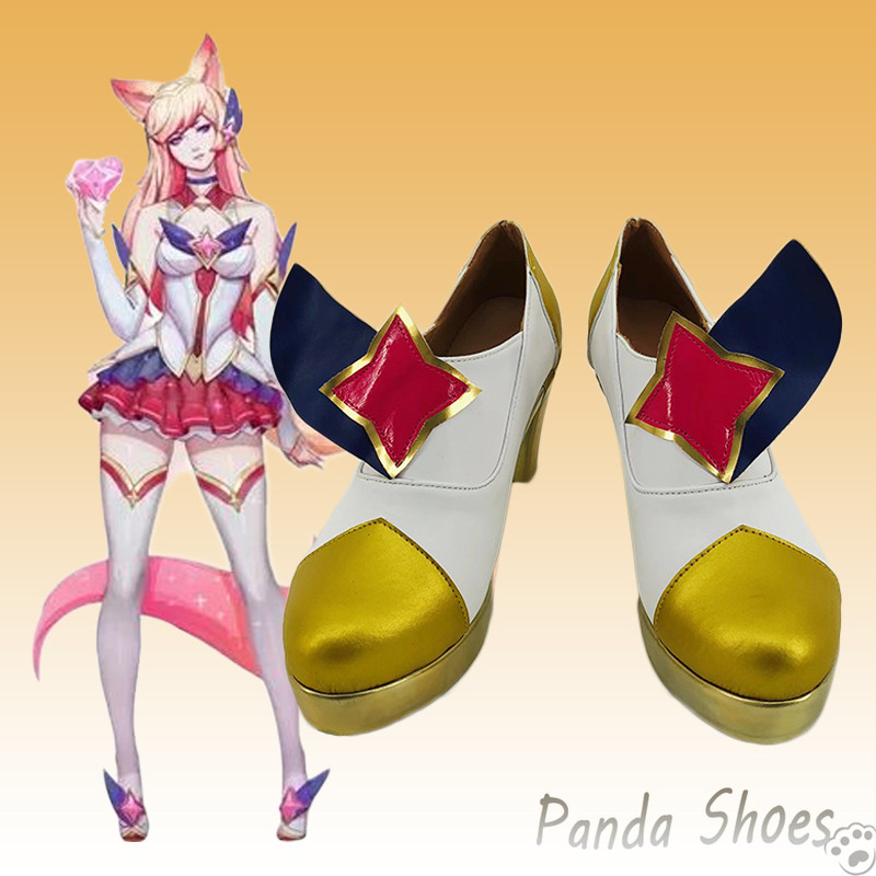 § LOL Anime Game League Of Legends Cos Golden Boot Fox Ahri Cosplay