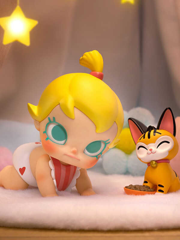 F6 A Set Original Pop Mart Anime Figures Baby Molly Series Actiom ...