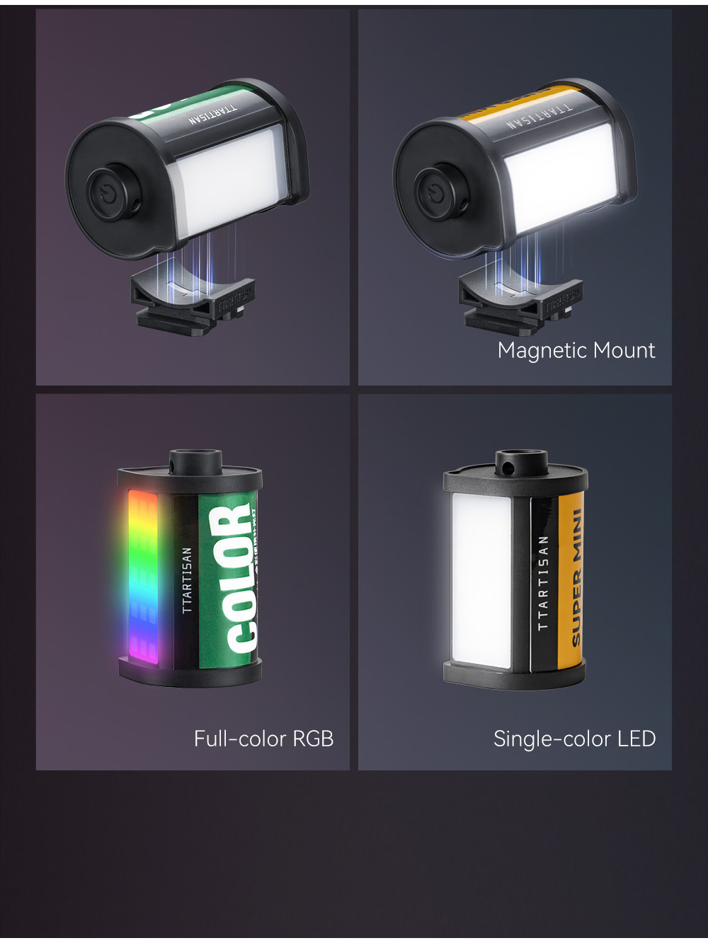 Đèn TTArtisan Mini Magnetic RGB LED Light - Giang Duy Đạt