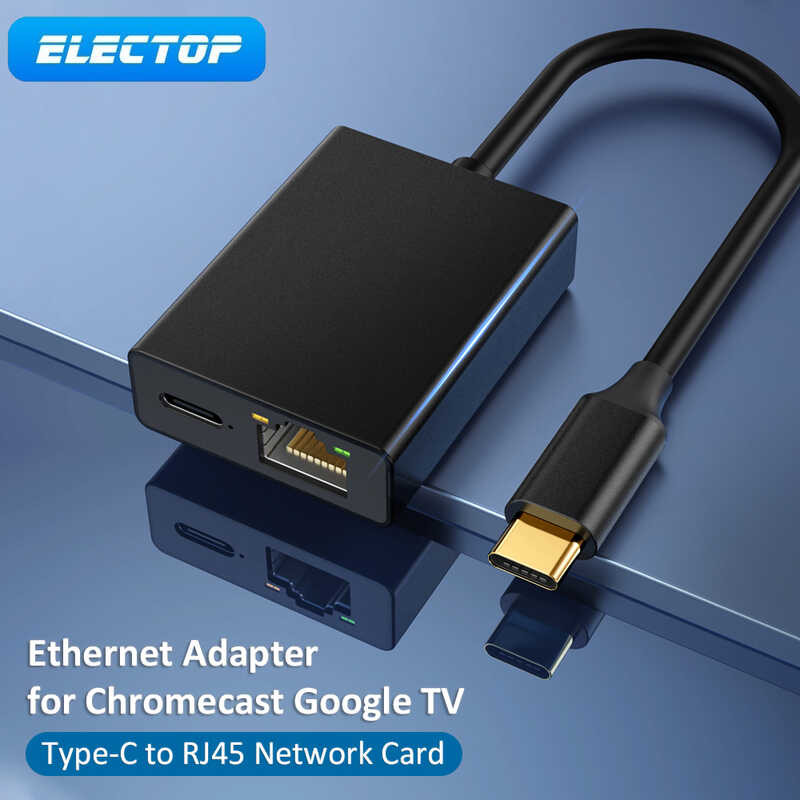 Adapter ELECTOP Para Sa Chromecast Google TV USB C