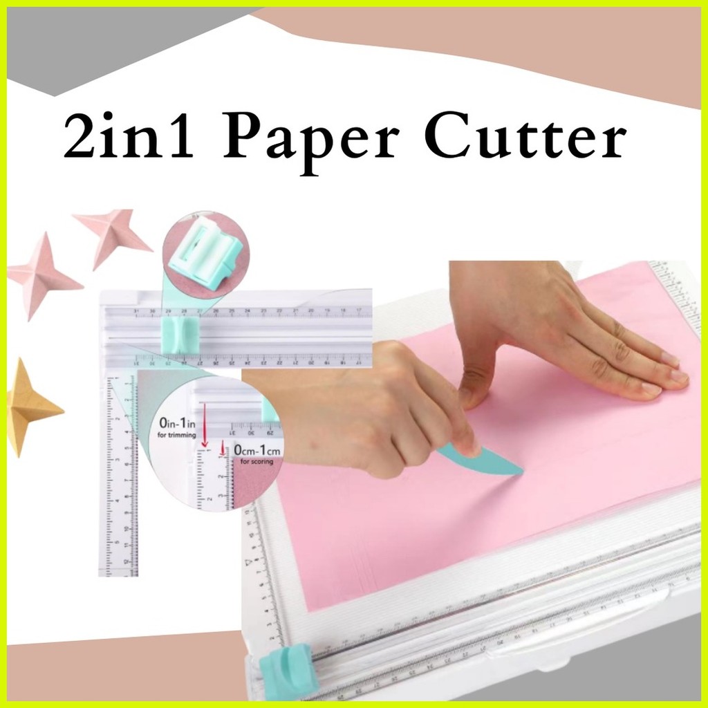 ⭐ ♝ Multi-Function Paper Cutter 2IN1 Precision PAPER Trimmer with ...