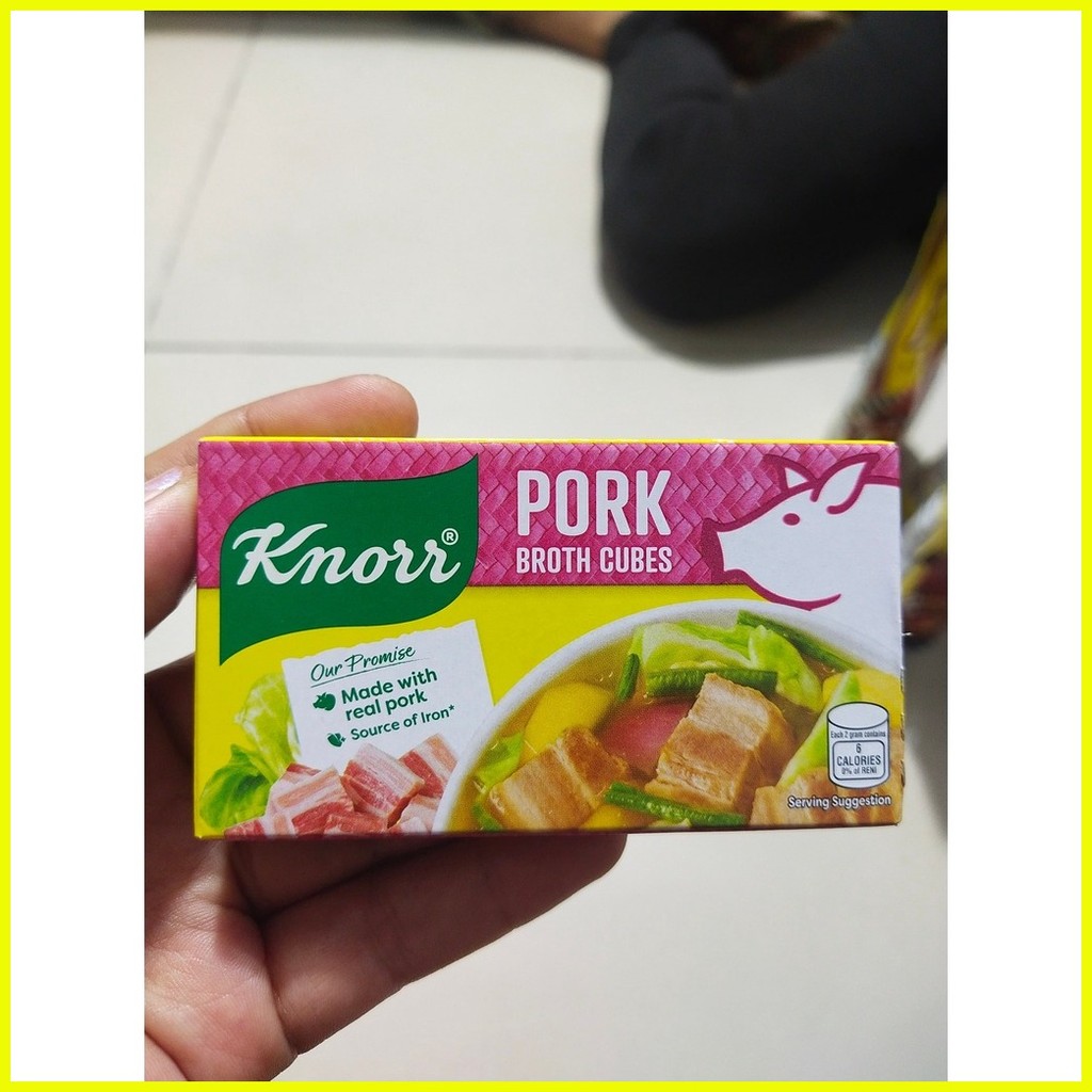 § ⊙ Knorr Chicken Broth Cubes Pantry Made with Real Chicken 60g