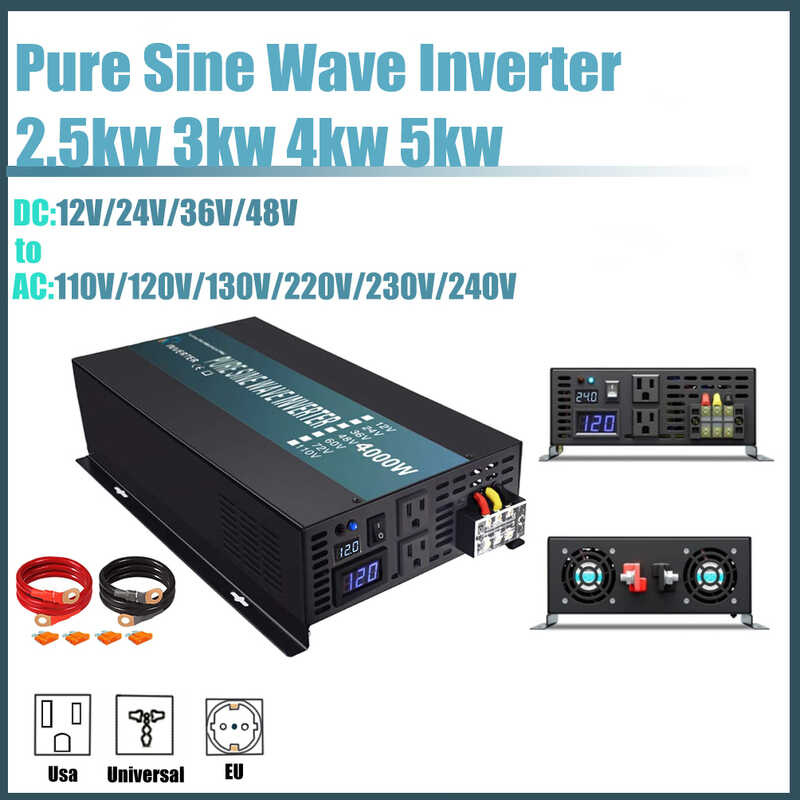 Pure Sine 々 Wave Solar Inverter 2.5Kw 3Kw 4Kw 5Kw Off Grid Power ...