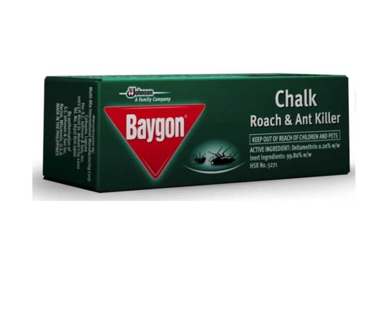 BAYGON CHALK ROACH & ANT KILLER Pack Of 2 X 15G | Shopee Philippines