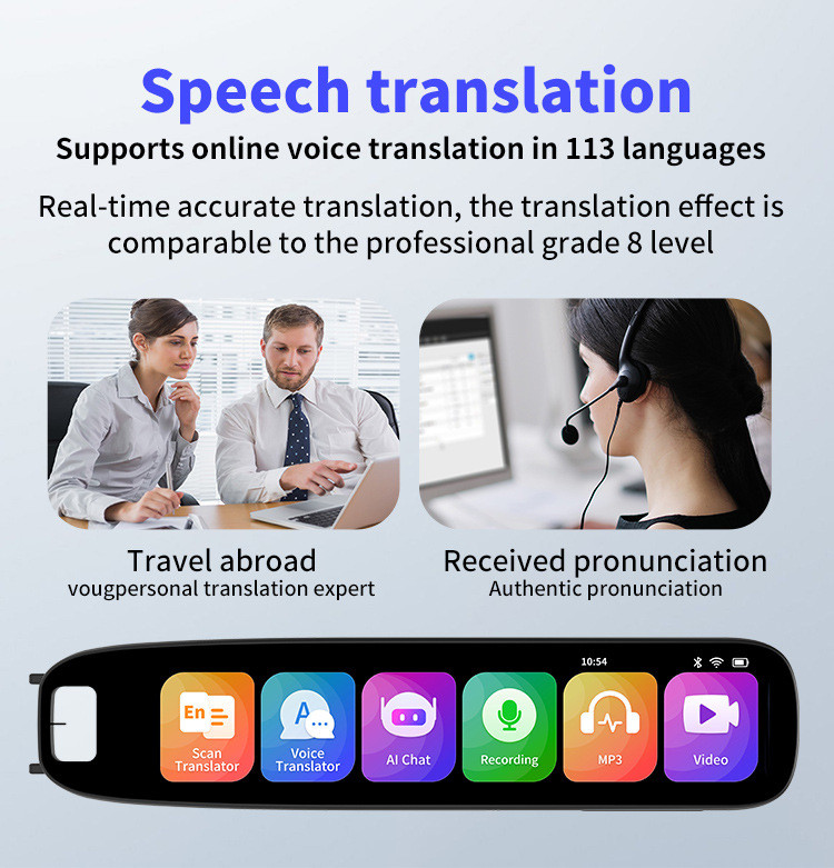 Portuguese English Scan Translation Pen AI Chat Smart Translation Pen ...