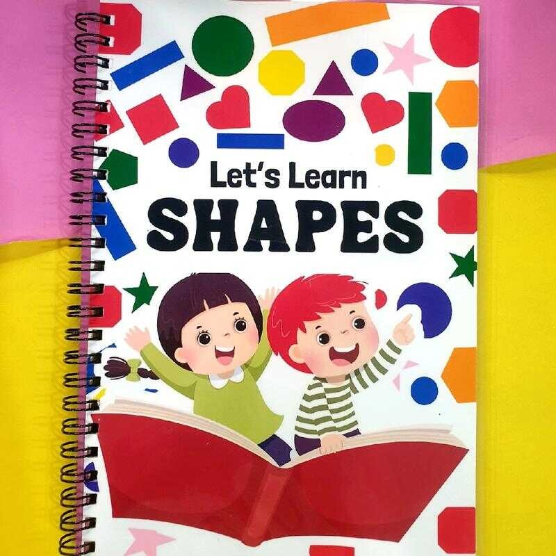 Let's Learn Shapes Reading Book For Beginners - English 3 To 5 Years ...