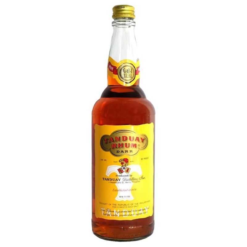Tanduay Dark Rhum Year Old Ml Fe | Shopee Philippines