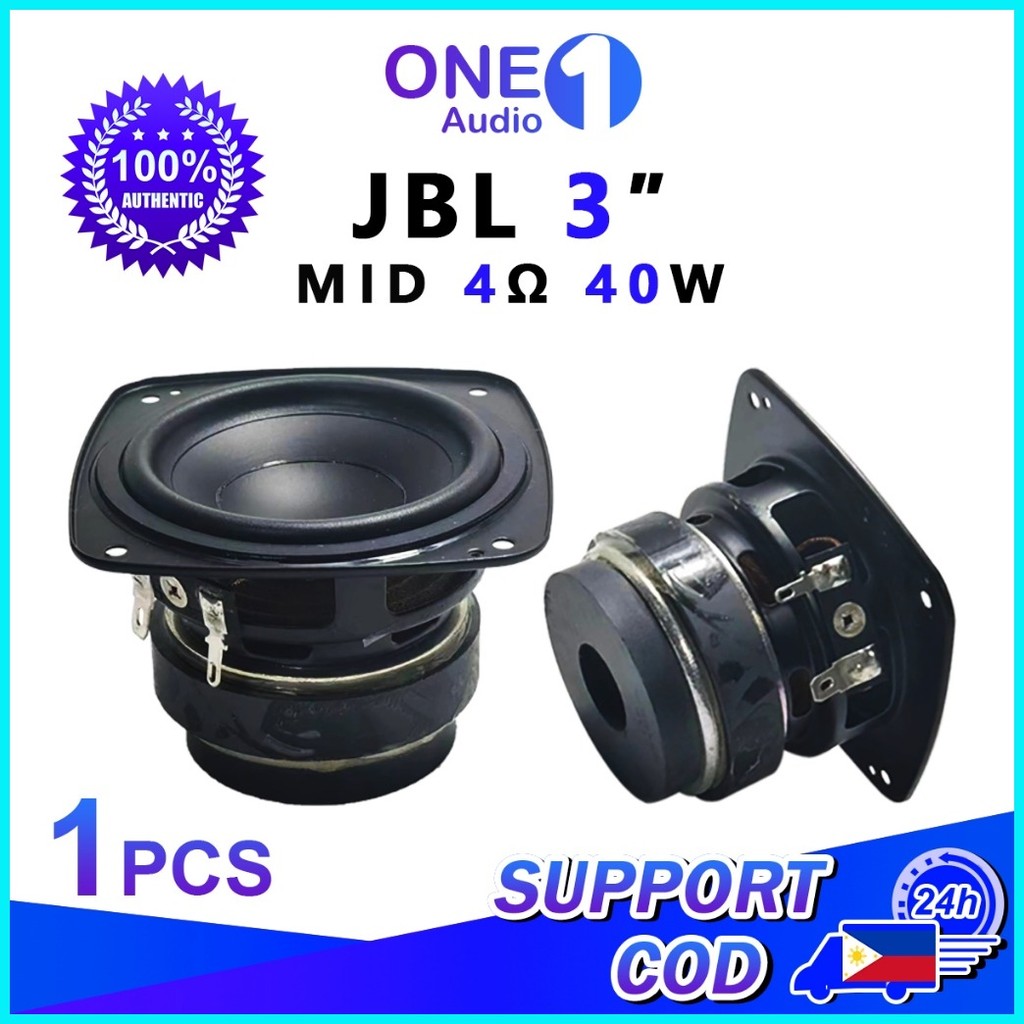 OneAudio JBL bb3 Midrange Speaker 3-inch 4 Ω 40W Spline Speaker ...