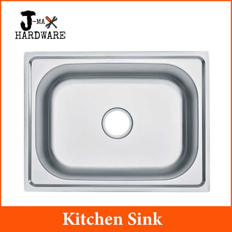 Melika Stainless Kitchen Sink 14X20 16X24 Heavy Duty Lababo With PVC ...