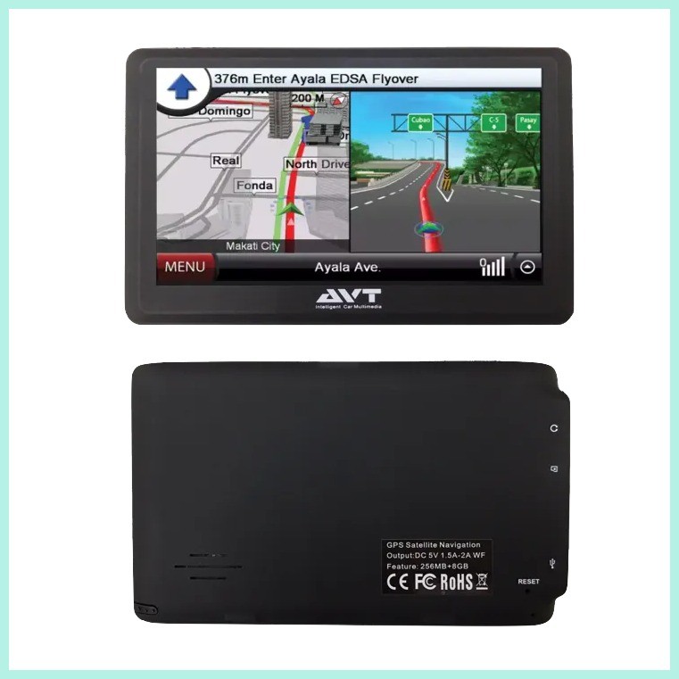AVT 5 Inch Portable GPS Navigation Navigator Navi Windows CE ...