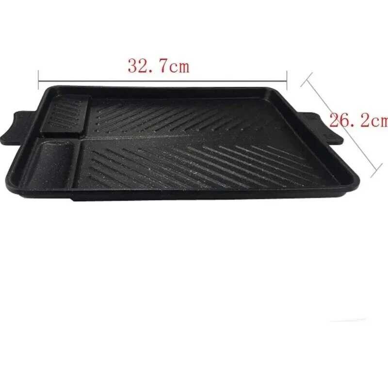 Grill Pan Korean NonStick Bakeware Mas Mababa Ang Barbecue Tray