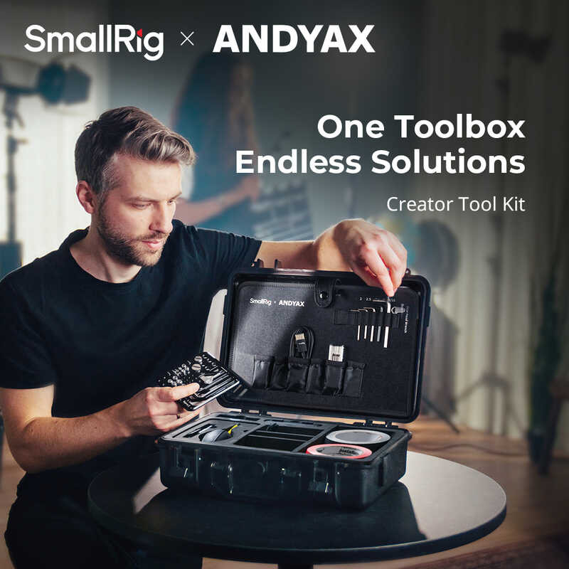 & Smallrig X Andyax Photography Camera Tool Box Creator Tool Bag Kit ...