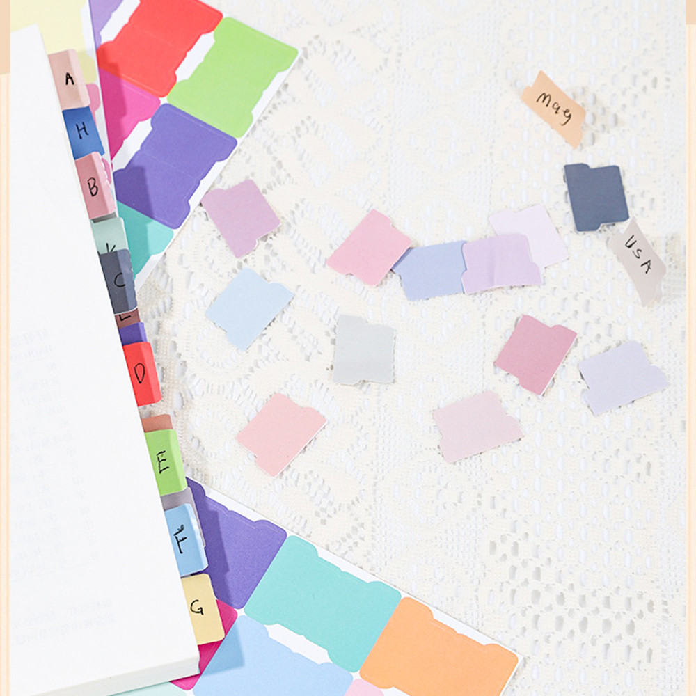 3 Sheets Index Sticky Notes Paper Tabs Planner Stickers Writable ...