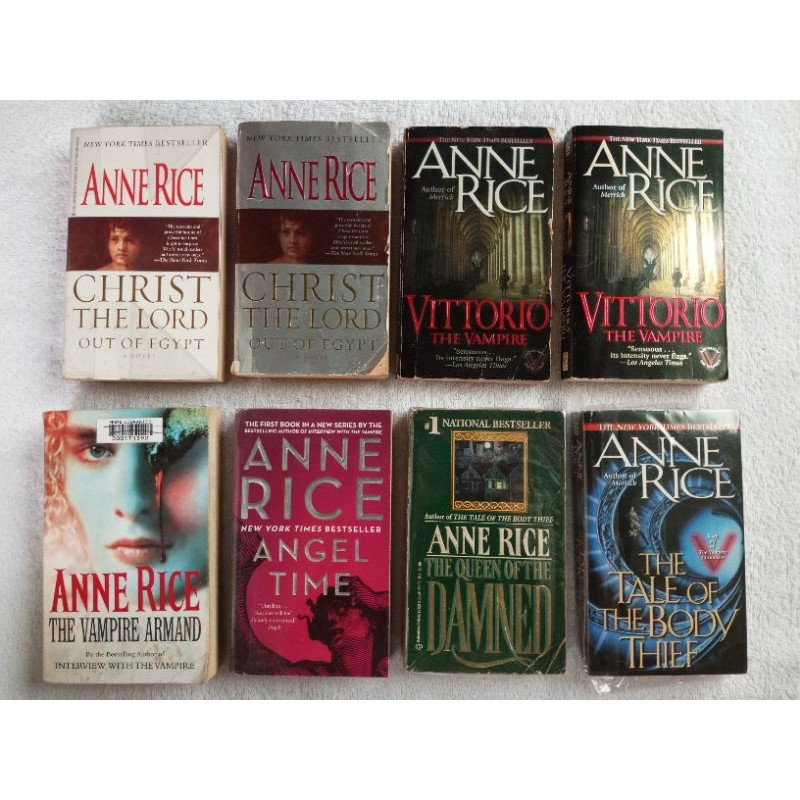 ۞ ♞Anne Rice Books - Vampire Chronicles (The Queen of the Damned, The ...