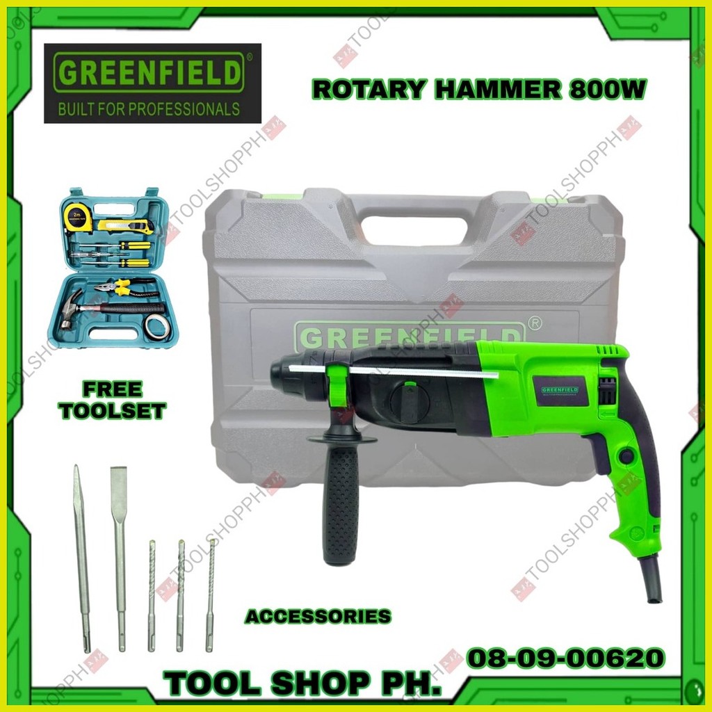 ⭐ INGCO RGH9028/GREENFIELD 080900620 Rotary Hammer Chipping Gun Drill