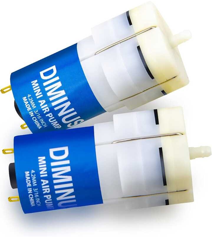 New Ultra Quiet 120 Gallon Fish Bowl, DC 6V Mini Air Pump Motor, DIY