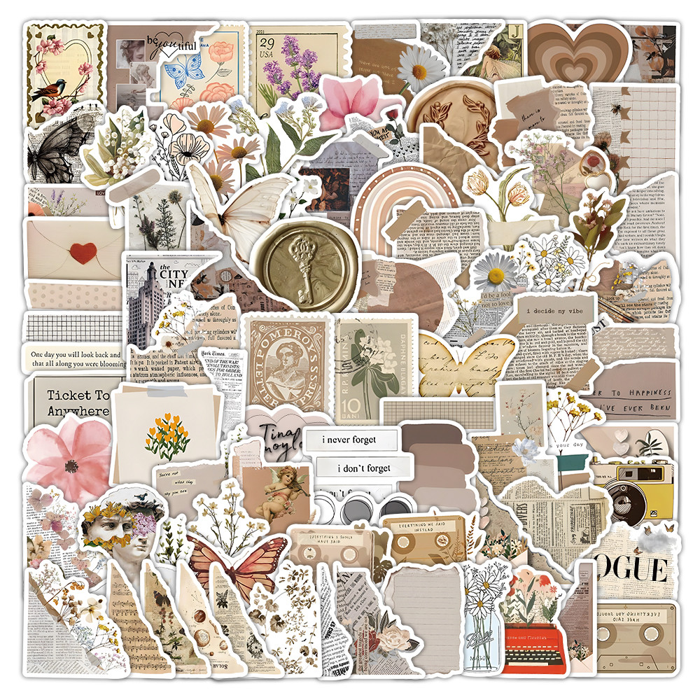 120pcs Incomplete Diary Graffiti Stickers Waterproof Vinyl Decals for ...
