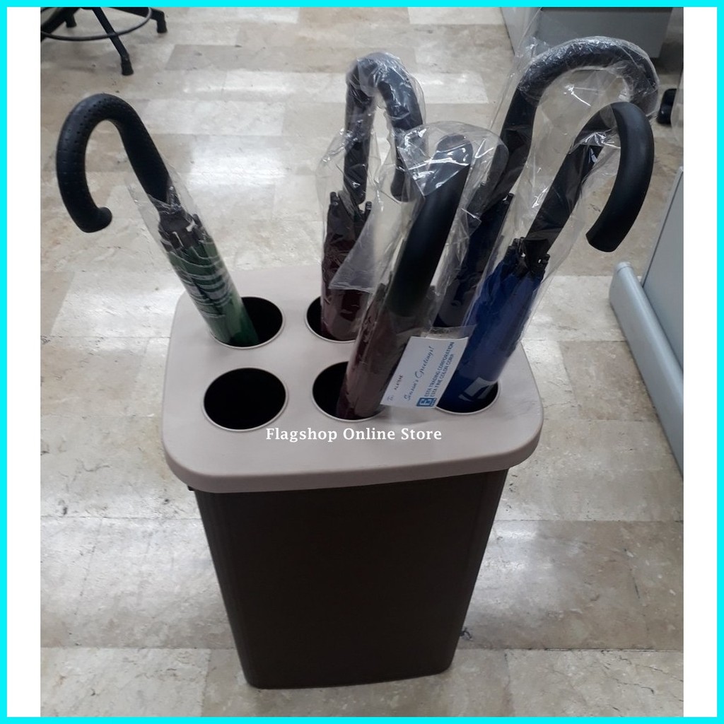 Umbrella Rack Stand Plastic Umbrella Holder Rack Organizer Storage 6 ...