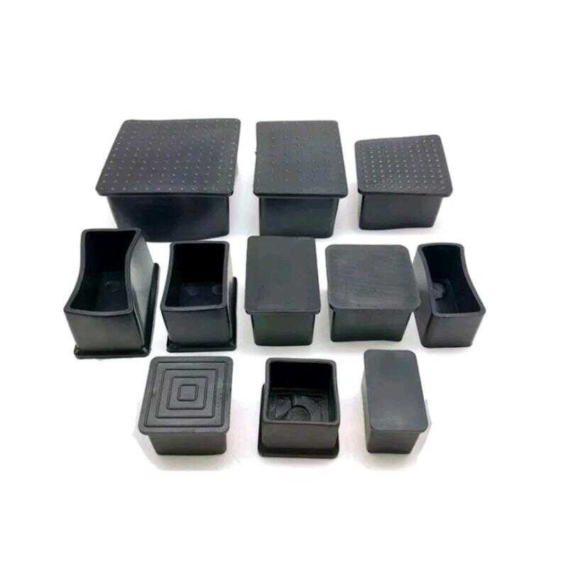 Rubber Footing Square Rectangular Table Leg Footing#1 (Price 1Pcs ...