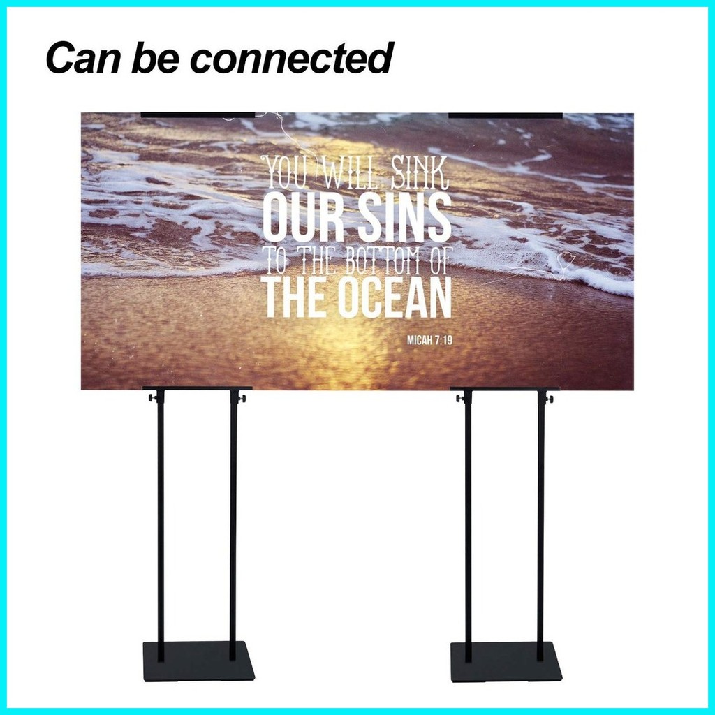 Double sided Board Banner KT Pedestal Swivel Stand Poster Sintra ...