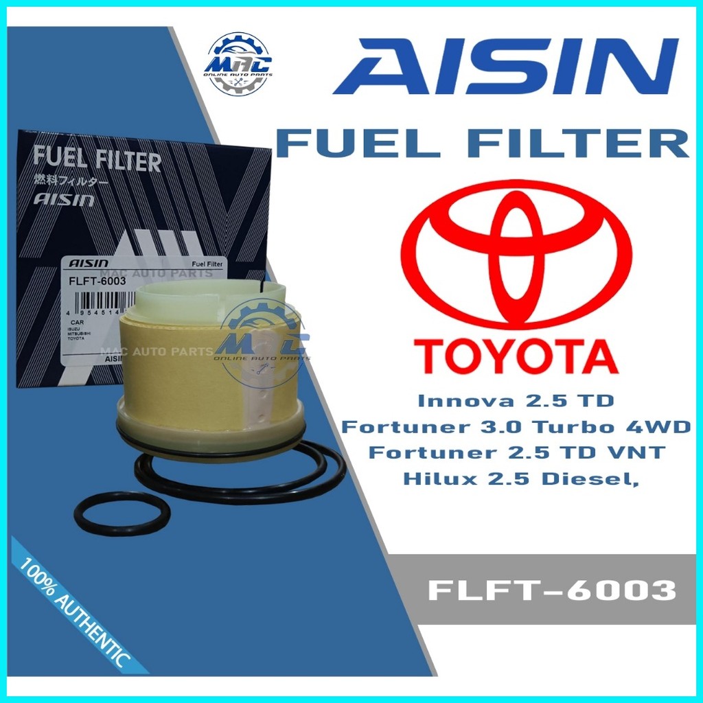 AISIN Fuel Filter FLFT-6003 same as F-193 for Toyota Innova , Hilux ...