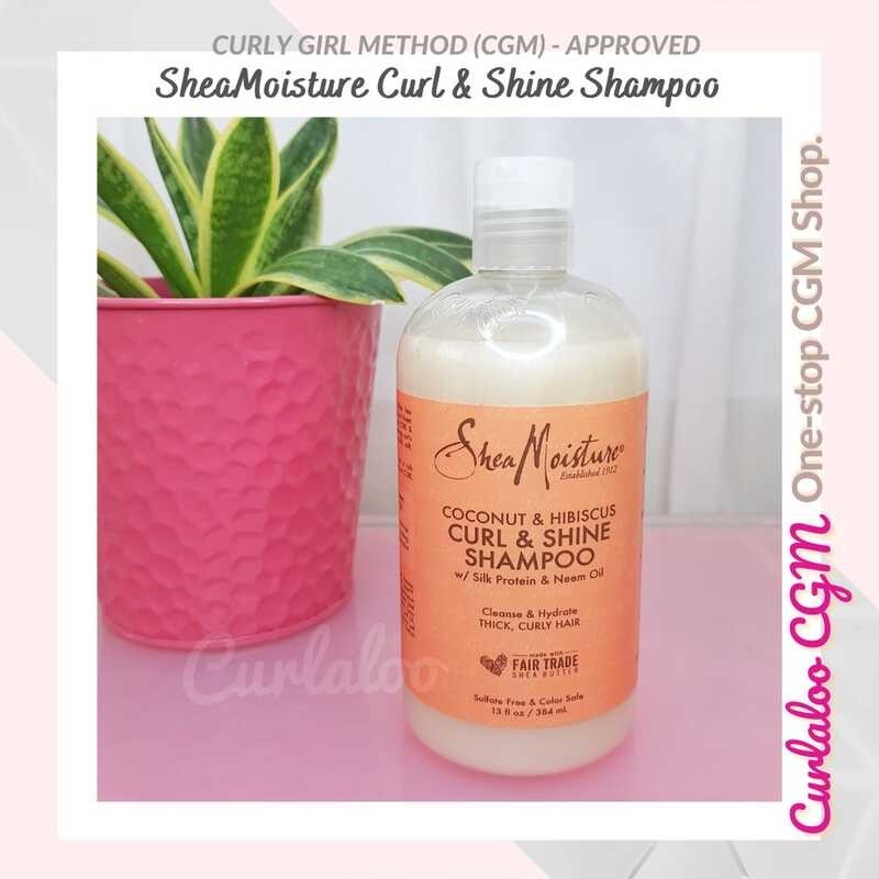 Curlaloo CGM Shop - Shea Moisture Curl Shine Shampoo / SheaMoisture ...