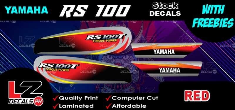 LY YAmAHA RS 100 Stock DecAlS / StickerS NA MAy FreebieS | Shopee ...