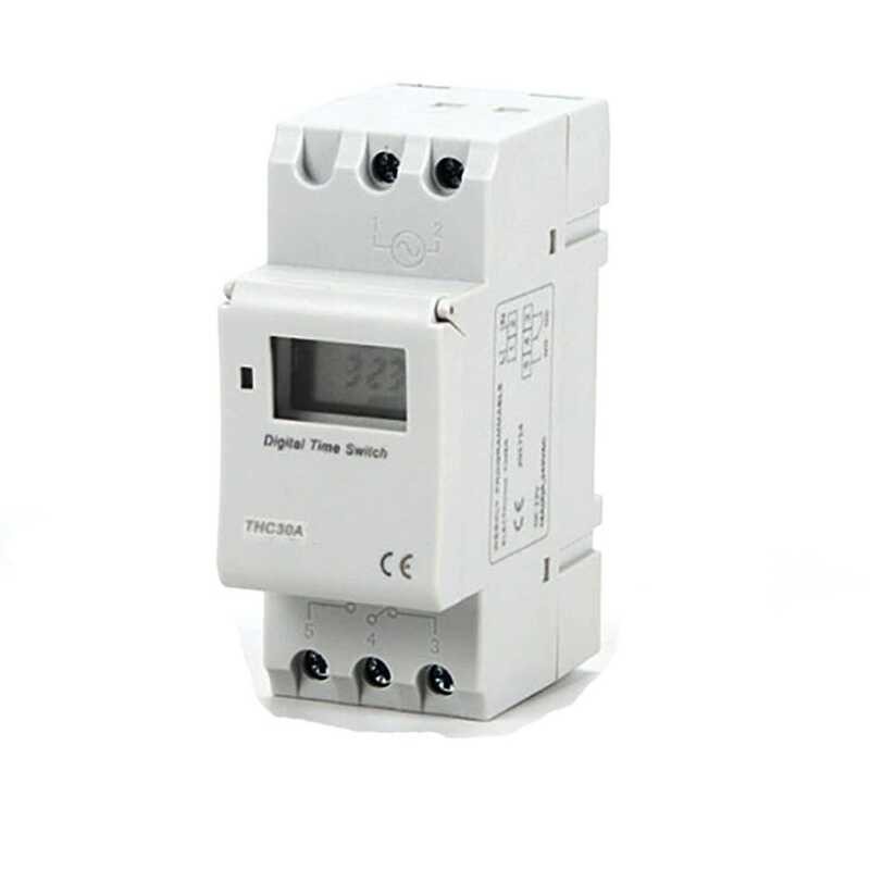 New Type Din Rail Wire Weekly Days Programmable Digital TIME SWITCH ...