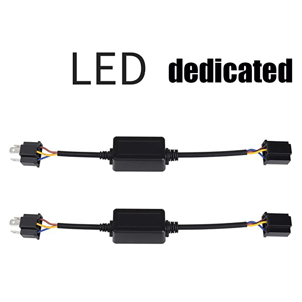 Kit D2 Relay Polaity Convete H4/H13 Adapte Use Fo Cas H4 12V/24V LED