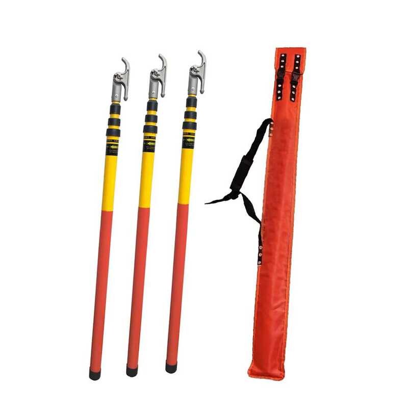 11Kv High Voltage Insulated Round Telescopic Fiberglass Disconnect Hot ...