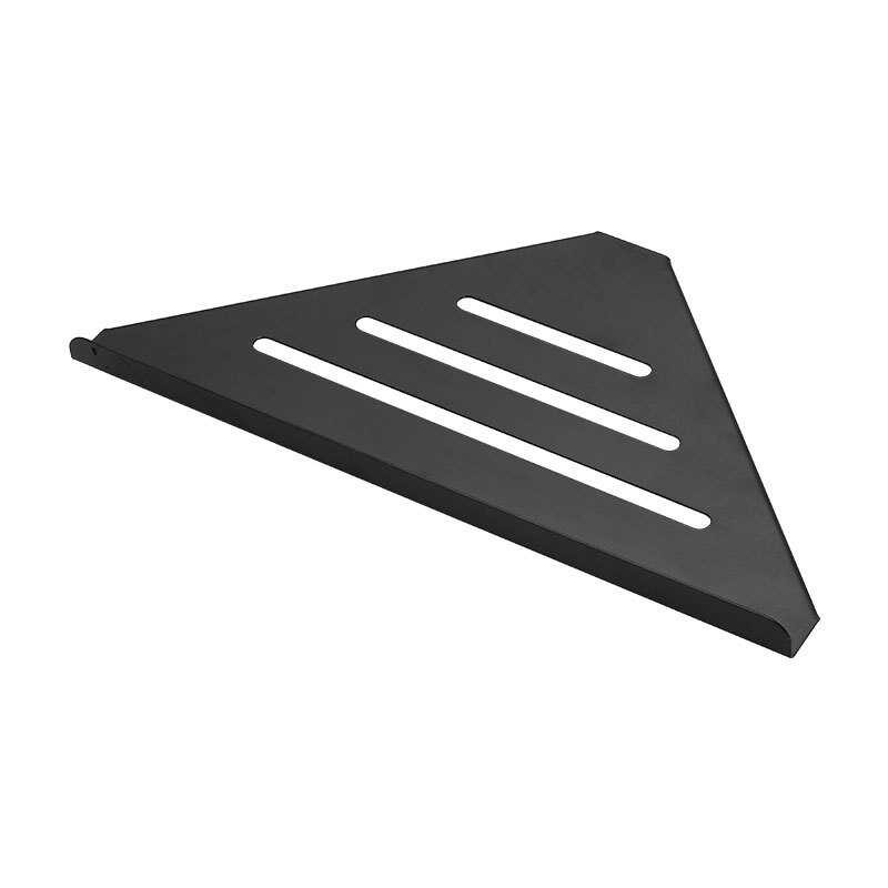 No-Drill Stainless Steel Corner Triangle Rack Wall-Mounted Simple Hotel ...