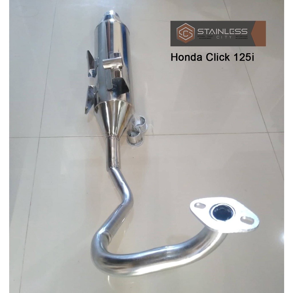Honda Click 125i v1, v2 & v3 Stainless Chicken pipe | Shopee Philippines
