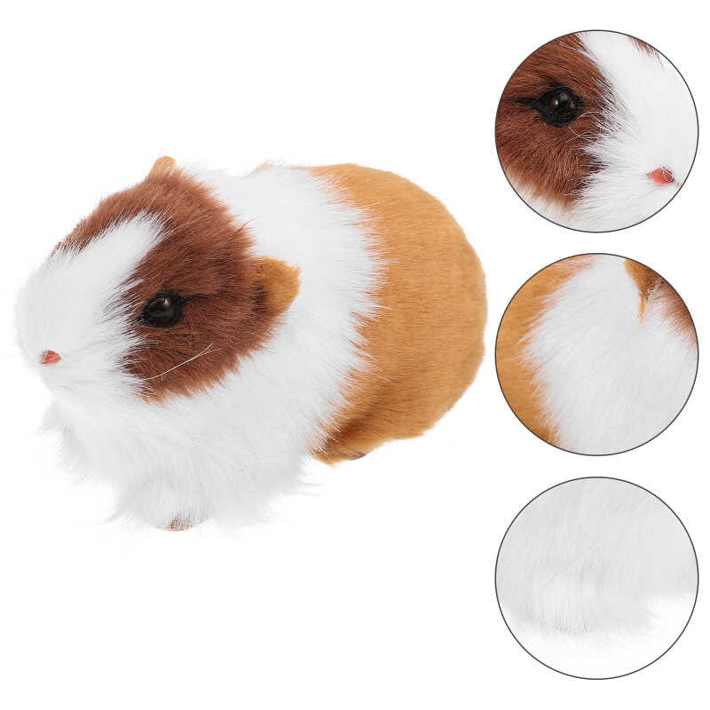 Mixic Household Simulation Mouse Model Lifelike Hamster Toy Stuffed ...