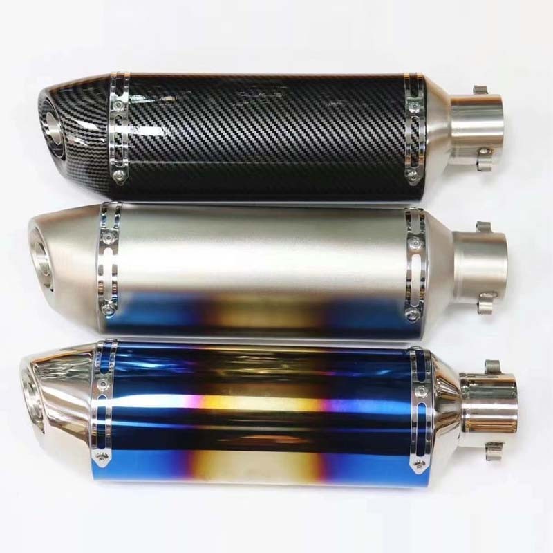 51MM Inlet Diameter Universal Motorcycle Exhaust Muffler R77 Yoshimura ...