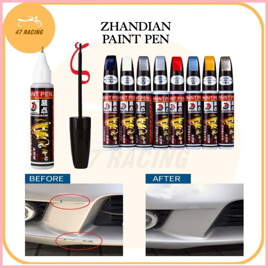 ⊙ ♞47Racing Motorcycle Zhandian Car Coat Paint Pen Scratch Repair pen