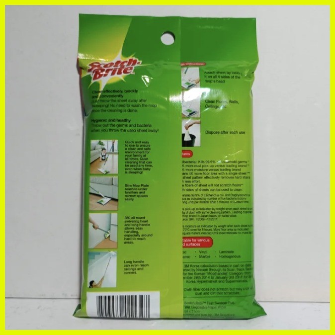 Scotch Brite Floor Wiper Mop, Furniture & Home Living, Cleaning