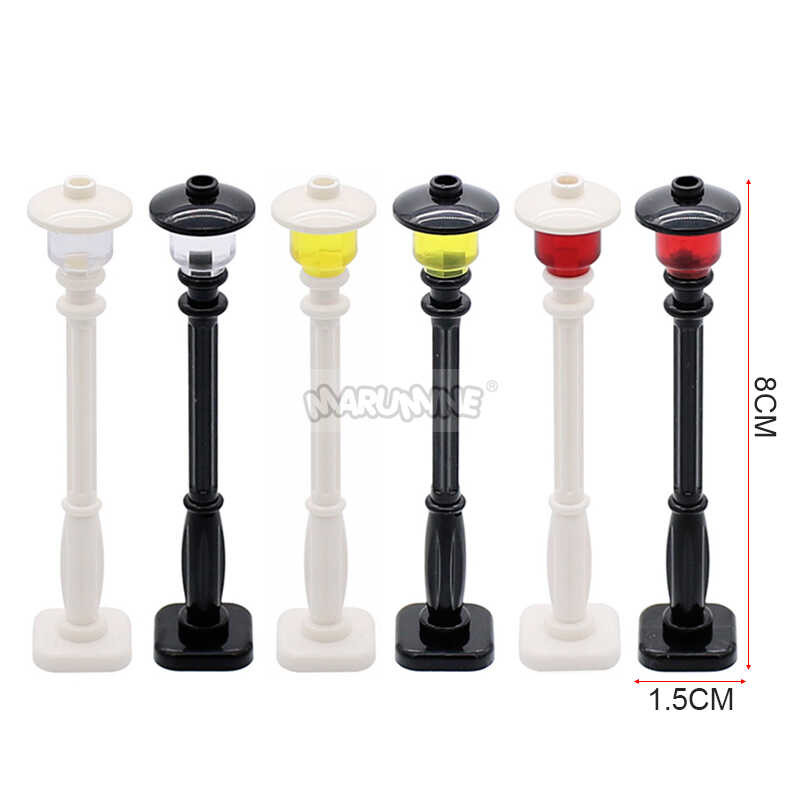 Da Marumine MOC Brick Street View Traffic Light Lamp Road Sign My Idea