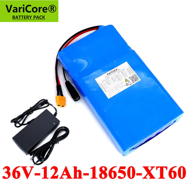 36V 12Ah E bike Lithium Batterie Pack 18650 12000mAh 20A BMS für