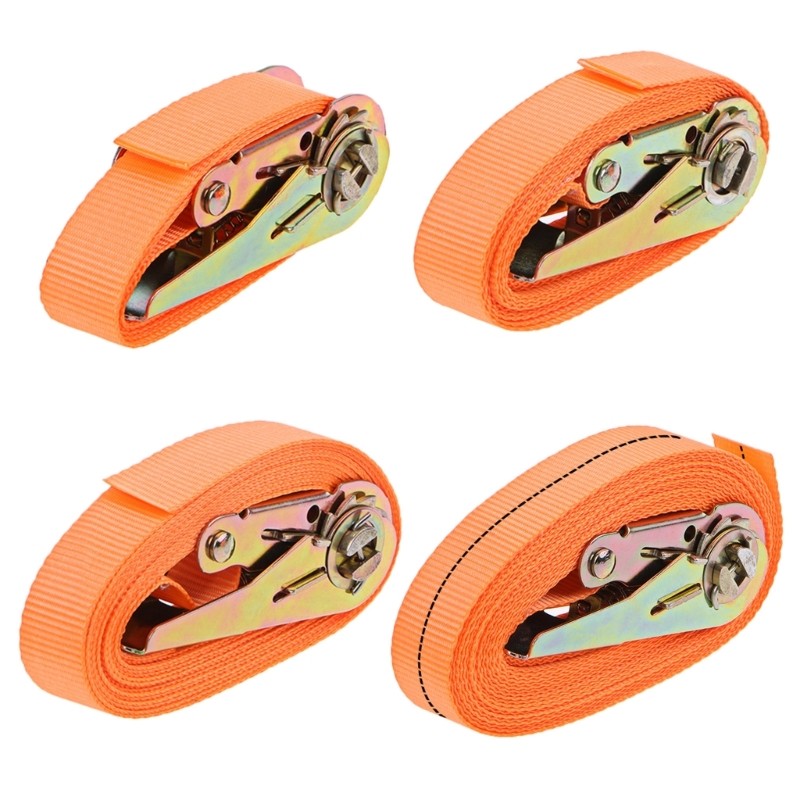 4M 5M 6M 8M Car Heavy Duty Tie Down Cargo Strap Luggage Lashing Strong