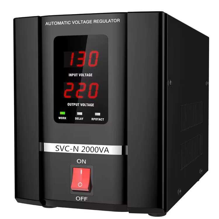 Servo Stabilizer 2000Va High Precision Single Phase AC 220V Automatic ...