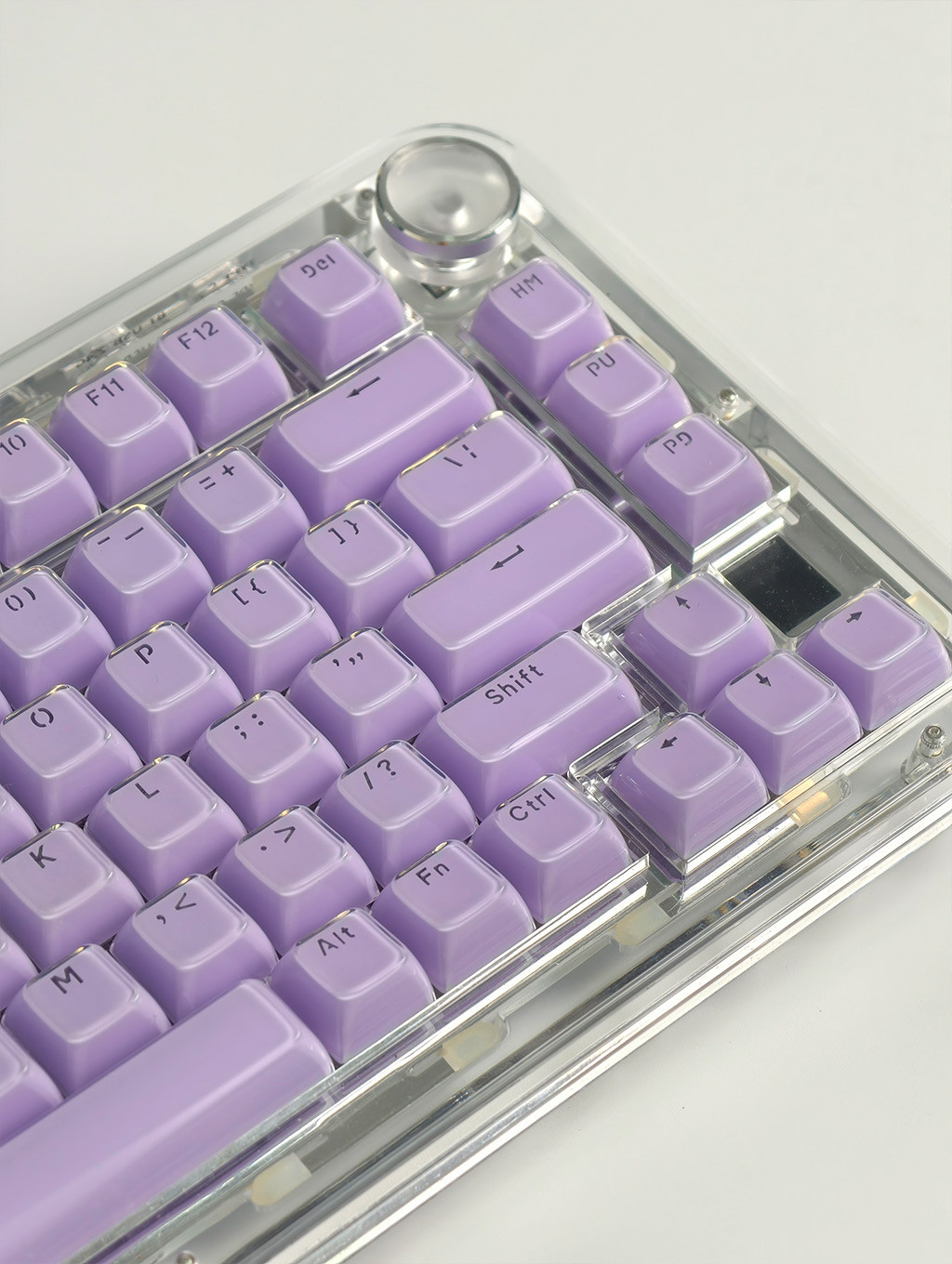 Purple Crystal Keycaps OEM Profile 136 Keys PC PBT Letter Light ...