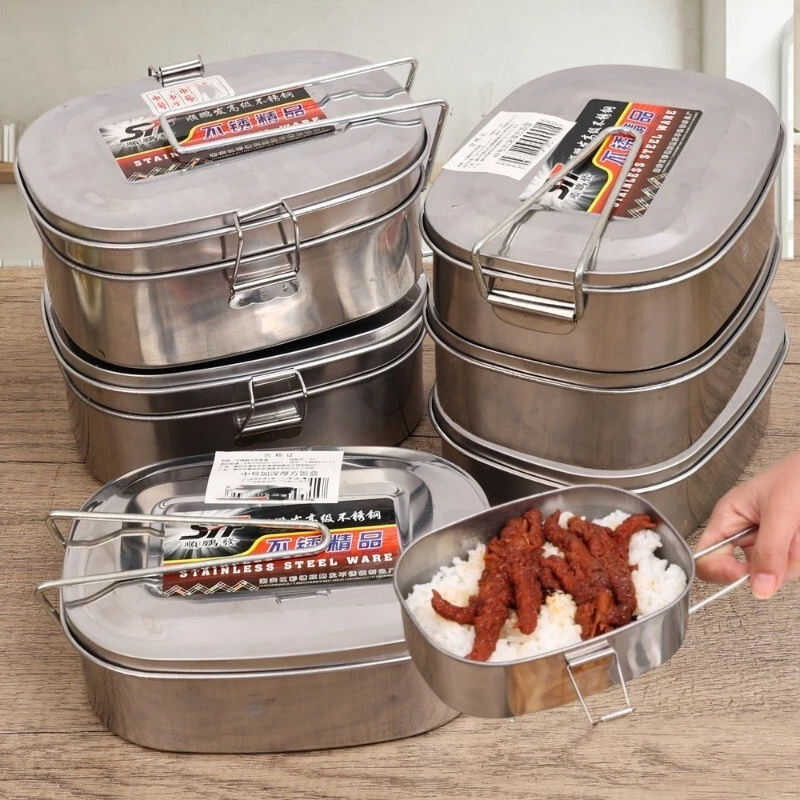 Grade Stainless Steel Old Iron Lunch Home Food Fresh-Keeping Storage ...