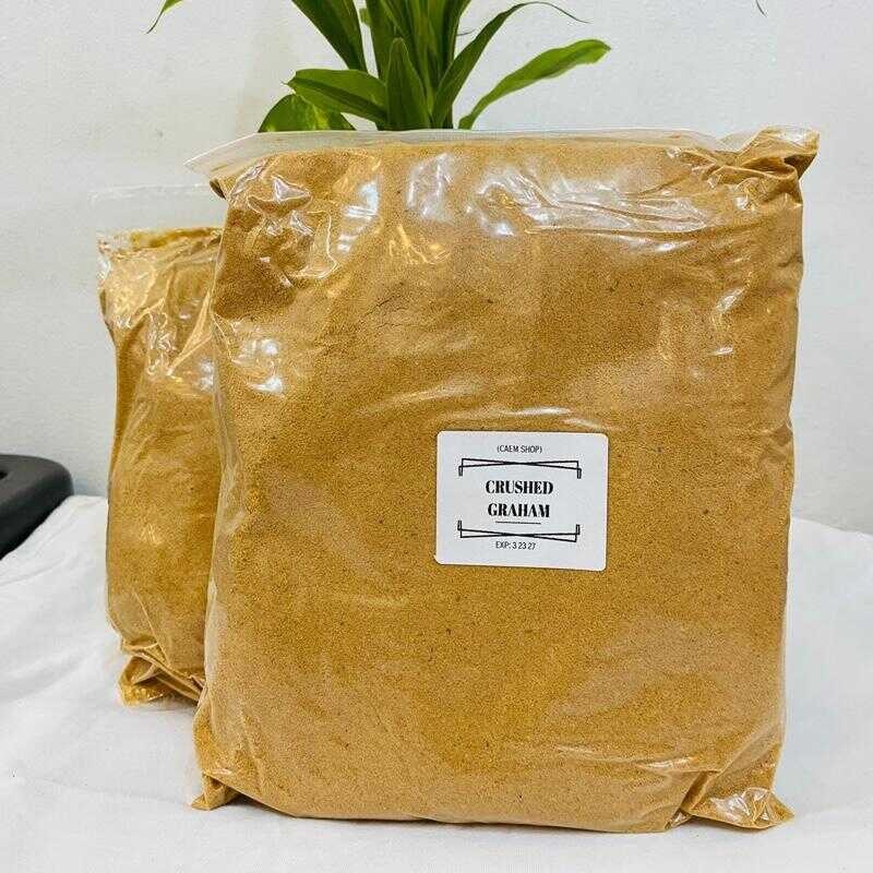Crushed Graham Powder 1kg - Baked Snack graham balls Baking | Shopee ...