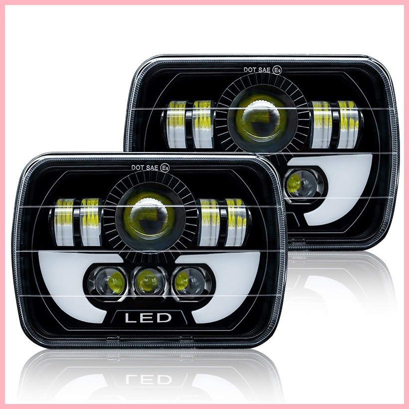 ANMINGPU 300W 5X7 Led Headlights 7 inch square Led Sealed Beam head ...
