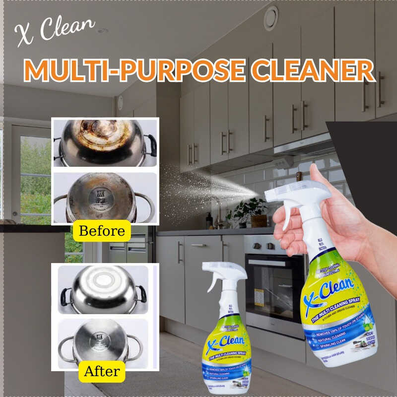 450Ml X Clean Multi Purpose Cleaner Remove Stubborn Stains Stain ...