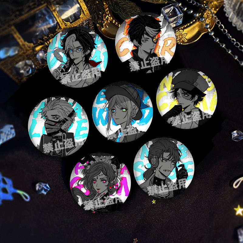 Anime Badge Merch Identity Ⅴ Reflective Double Flash Pin | Shopee ...