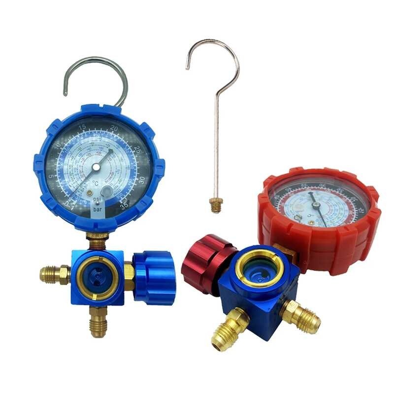500/800Psi Manifold R134a/R410//R22/R404a Alloy Manometer Vaes ...
