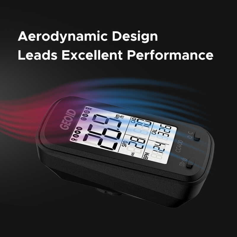 GEOID Cc400 GPS Bike Smart Computer Speedometer Wireless Bluetooth Ant+