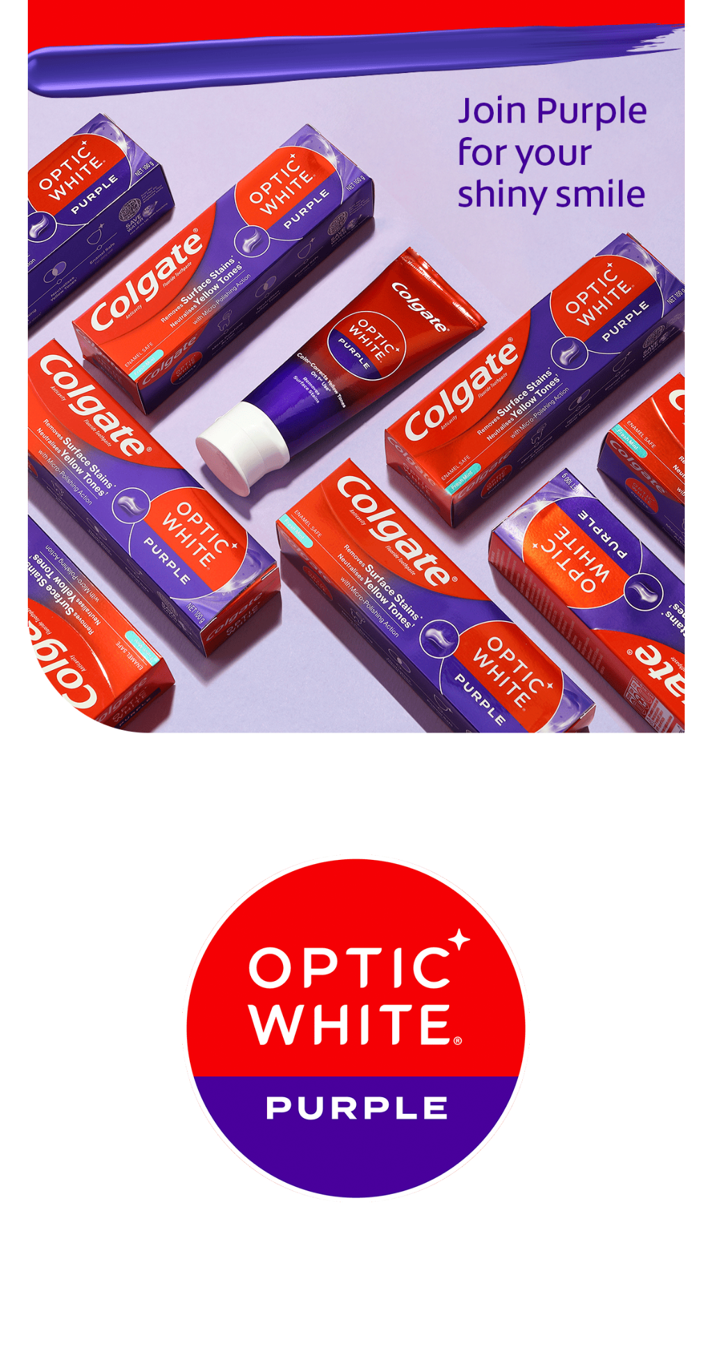 Colgate Optic White Purple Toothpaste - Whitening Toothpaste, 100g ...