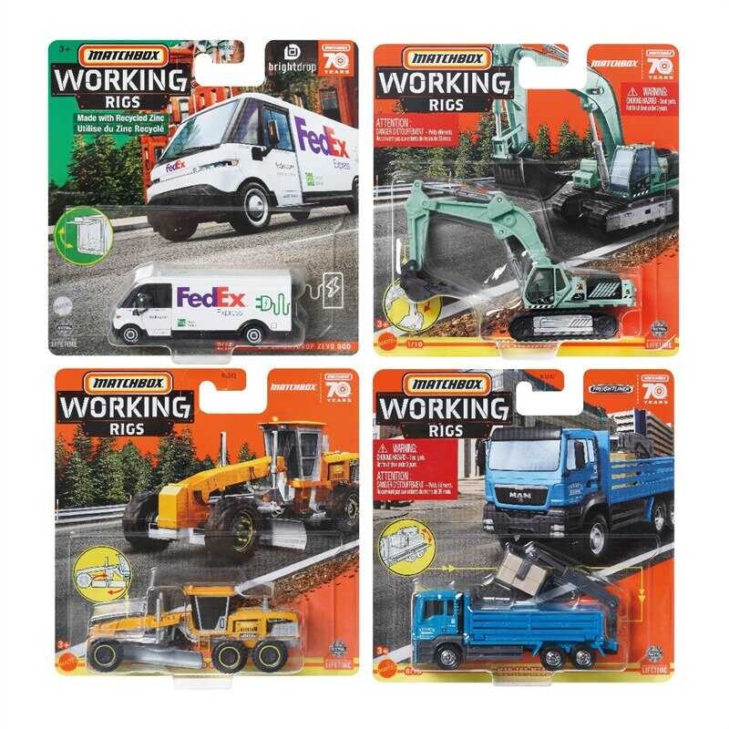 Working ☥ Matchbox Rigs International MV Box MBX Mobile Crane Road ...